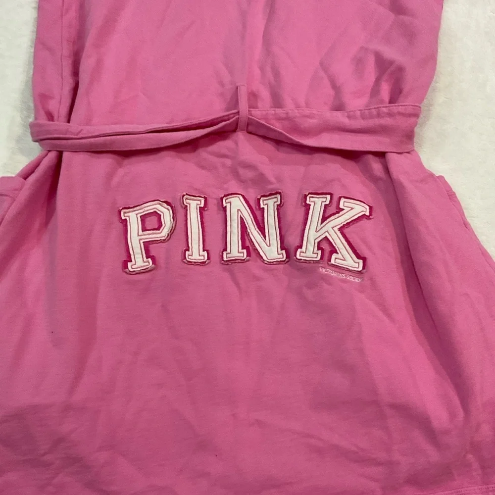 Rare Vintage PINK Victoria's Secret Pink Hooded Robe